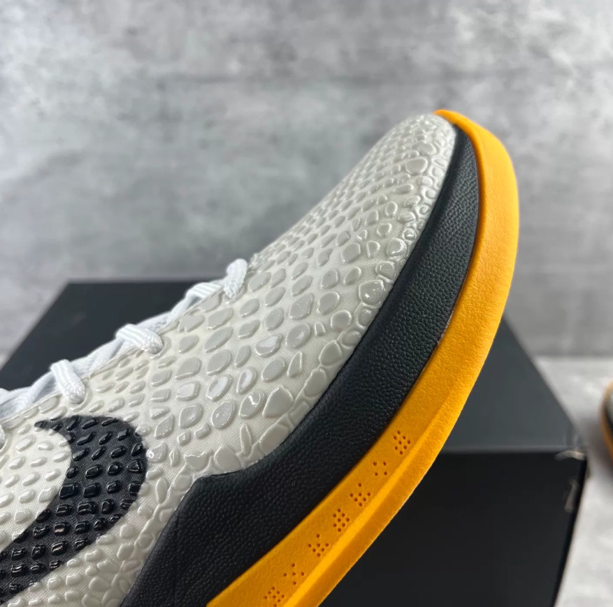 NK Zoom Kobe 6 Protro White Del Sol CW2190-100 Men Sneakers