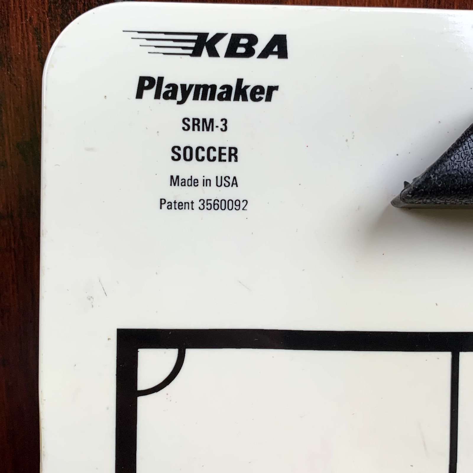 Jumbo KBA Playmaker Soccer Coaching Clip Board Dry Erase Marker 12”x18″