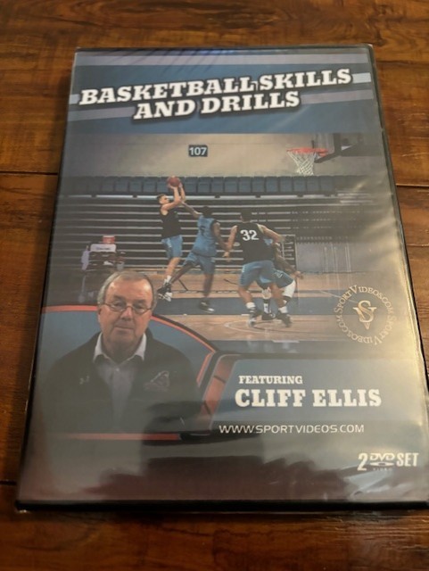 Ciff Ellis Basketball Drills & Skills 2 Disc Coaching DVD NEW