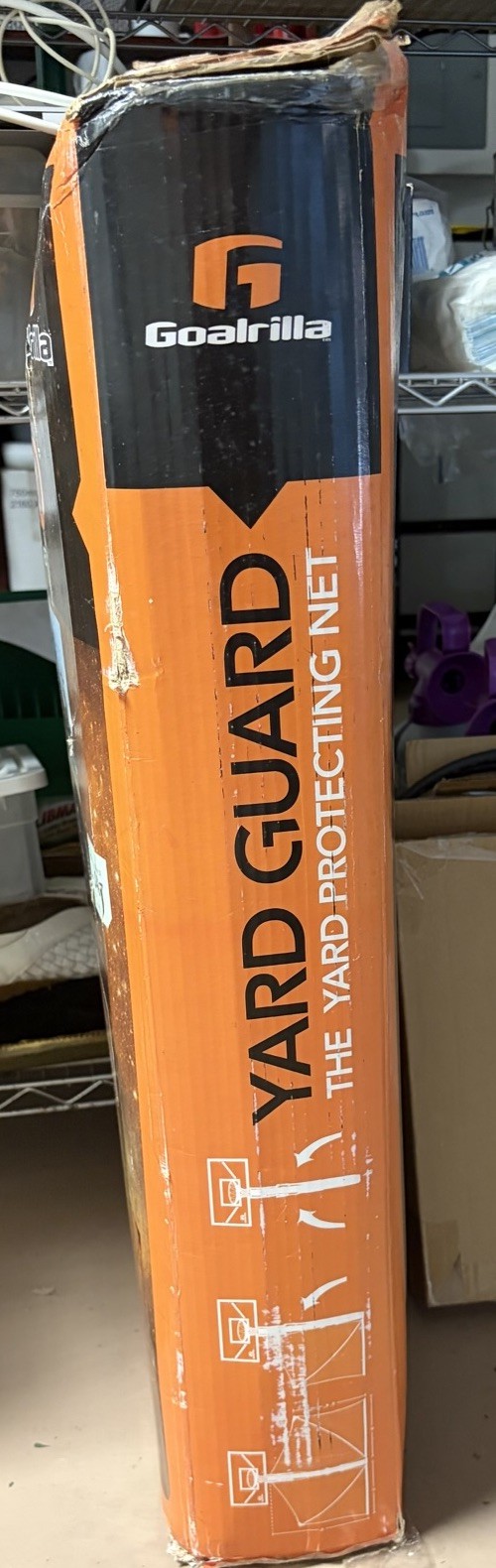 Reduced New Goalrilla B2800W-2MDP Yard Guard Protecting Basketball Net System