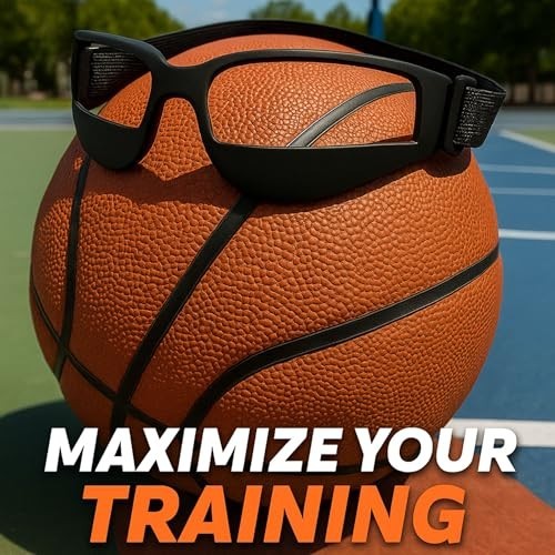 12 Pack Basketball Dribbling Goggles – Adjustable Training Glasses for Safety &