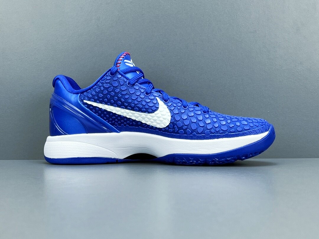 New NK Zoom Kobe 6 Protro “Dodgers” PE OG470500 Blue Athletic Shoes Authentic