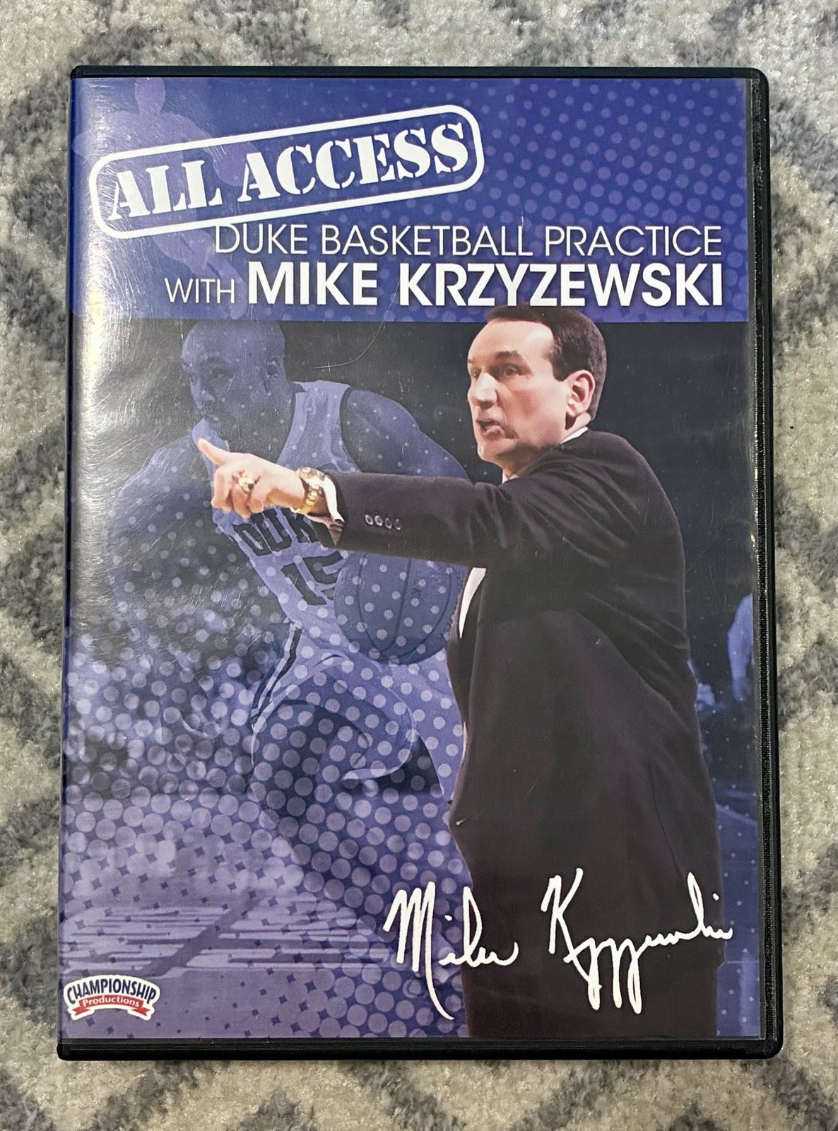 ALL ACCESS Duke Basketball Practice with Mike Krzyzewski Coach K DVD