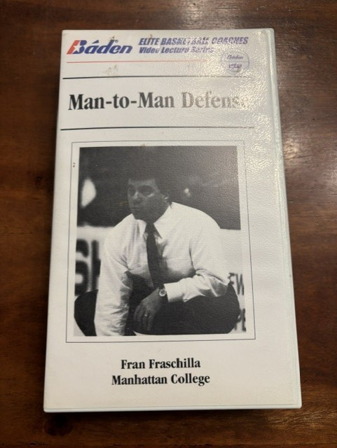 RARE Man-to-Man Defense Fran Fraschilla Manhattan Basketball VHS Coaching