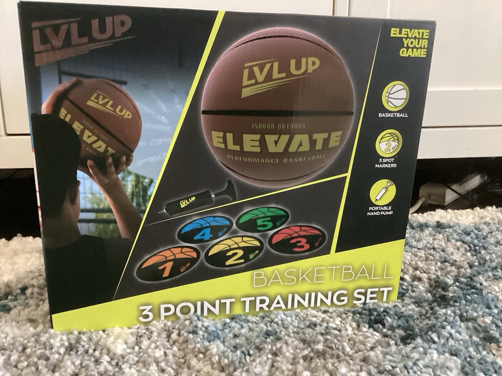 Lvl Up Basketball 3 Point Training Set