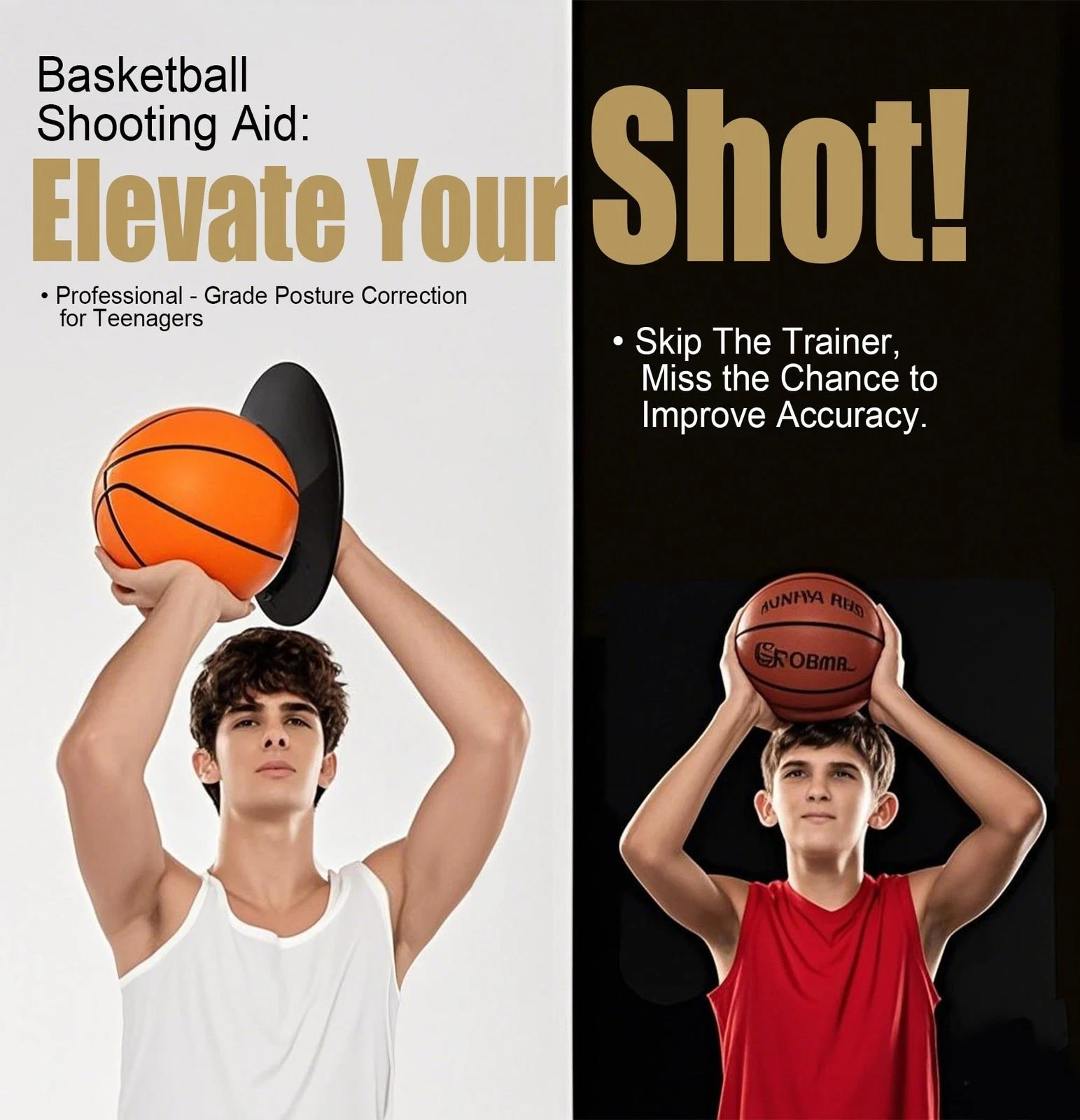 Basketball Shooting Trainer – Adjustable Hand Placement Correct…