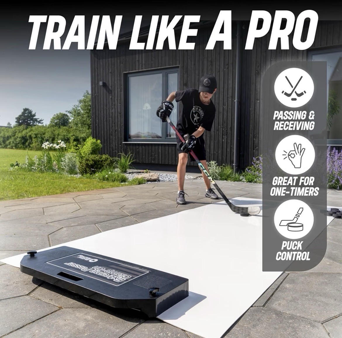 Better Hockey Extreme Passer Puck Rebounder – Clamp-On Pro