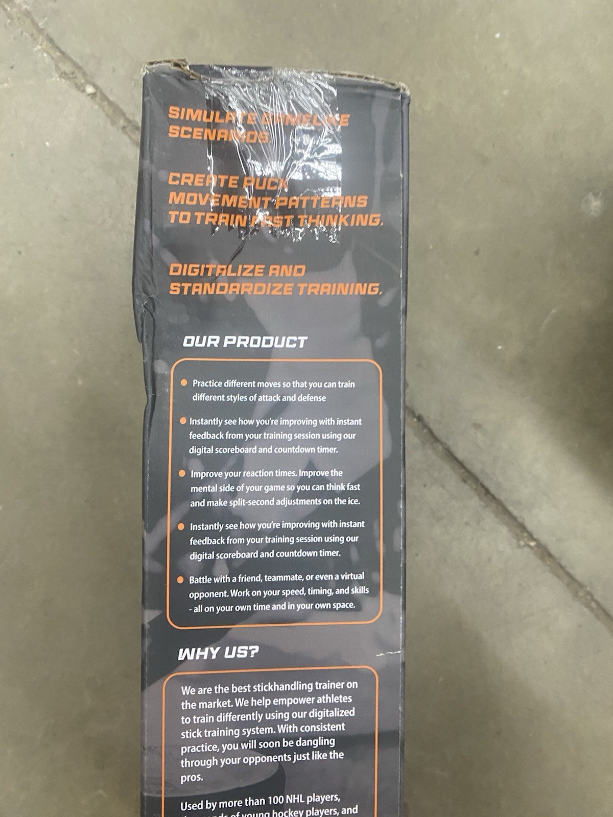 Potent Hockey Training Equipment – Digital Stickhandling Trainer – Portable NEW!
