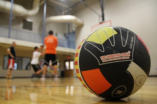 The Shooting Coach® Training Basketball for Shot Release, Rotation, Arch (Men’s)