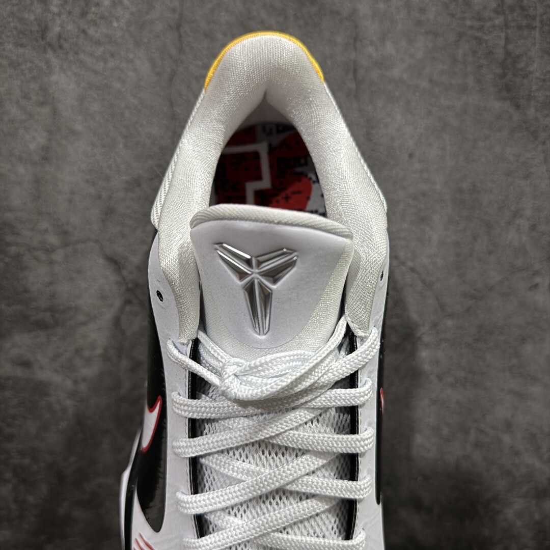 New NK Zoom Kobe ZK5 “Bruce Lee” White Black CD4991-101 Athletic Shoes Authentic