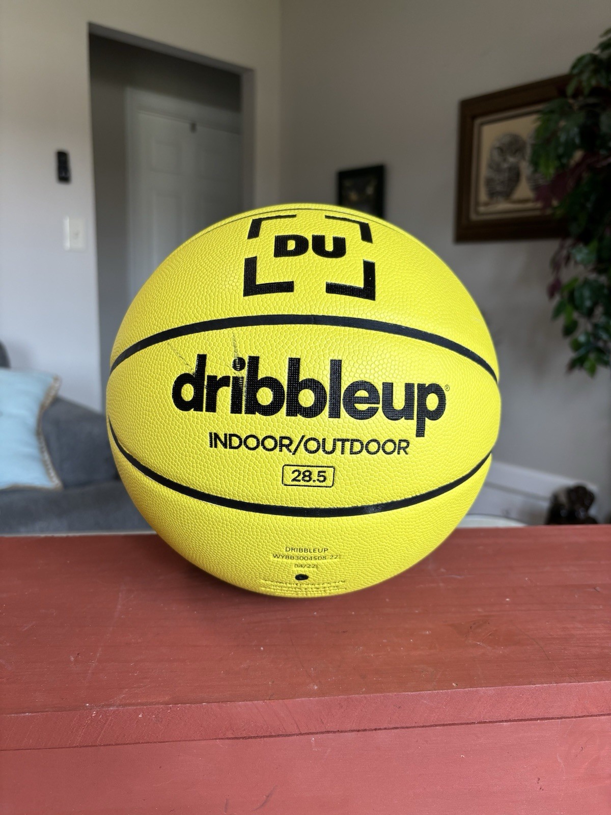 DU DRIBBLE UP SMART BASKETBALL Indoor Outdoor Yellow 28.5 Sports Ball USA