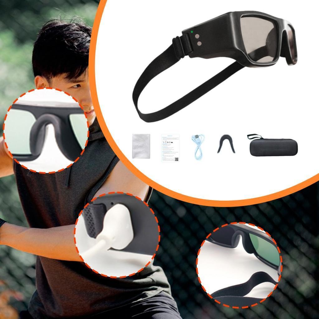 Vision Training Strobe Glasses Dribbling Goggles App Control Rechargeable Reflex
