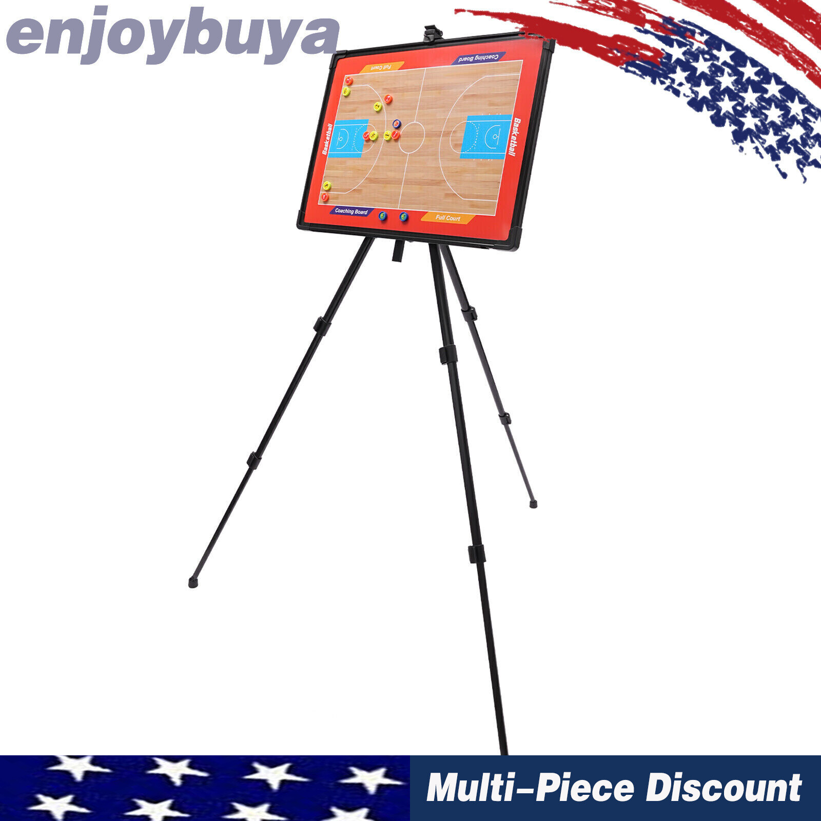Basketball Tri-pod Tactic Board Basketball Coaching Board Game Plan White Board