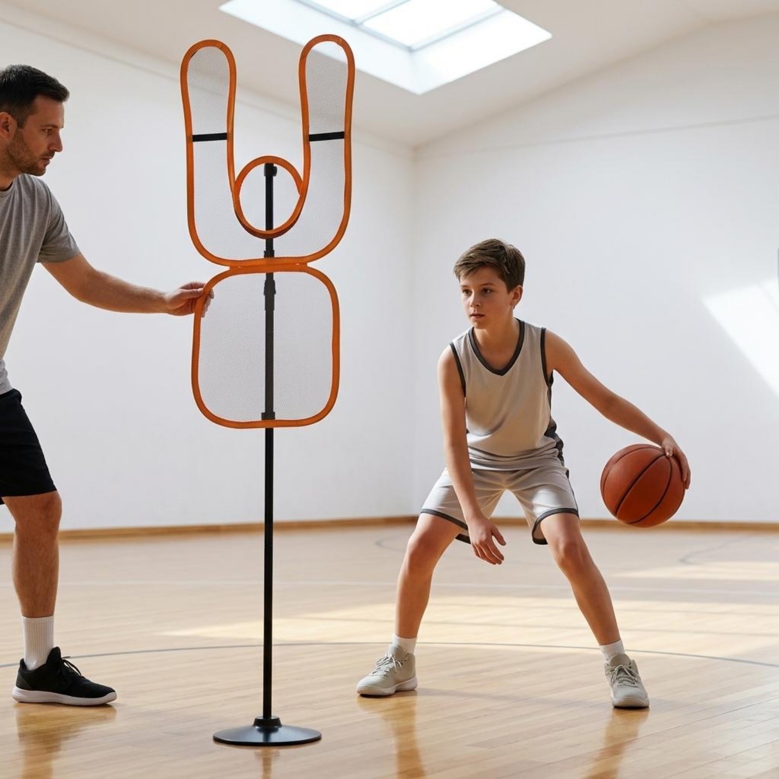 Court Training Training Mannequin Dribbling Practice Opposition Training