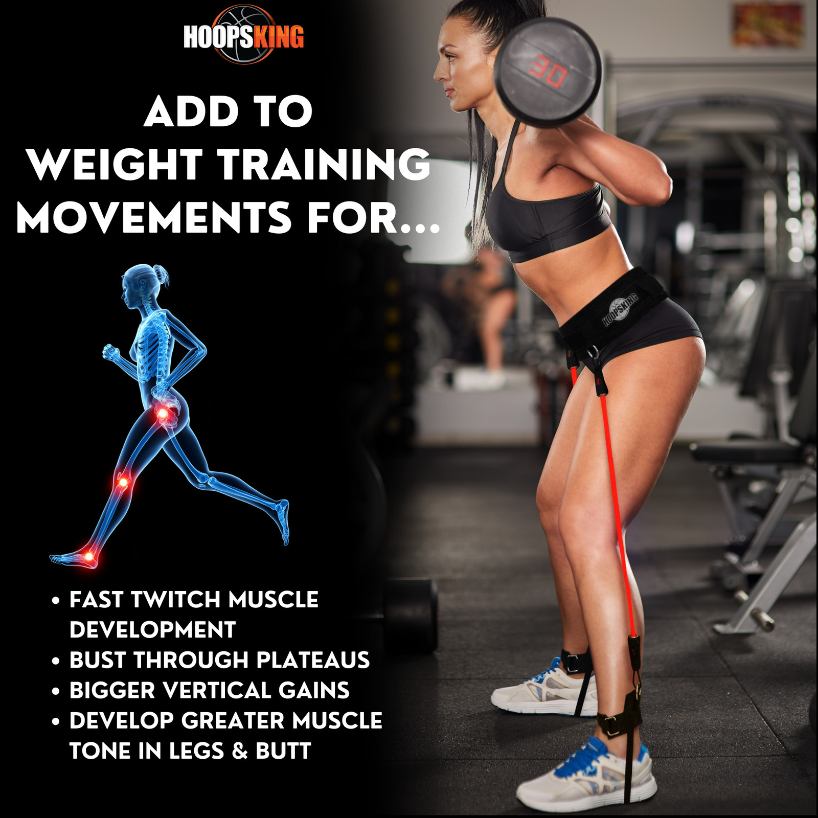 Pre-Owned HoopsKing Vertical Jump Resistance Bands | Jump Higher Equipment
