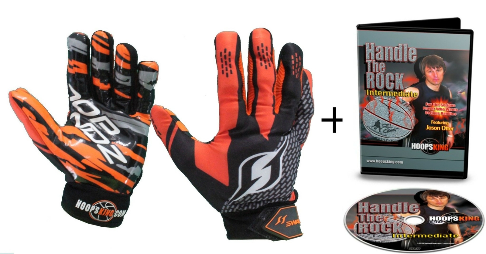 Hoop Handz Weighted Basketball Training Gloves w/ Pro Dribbling DVD