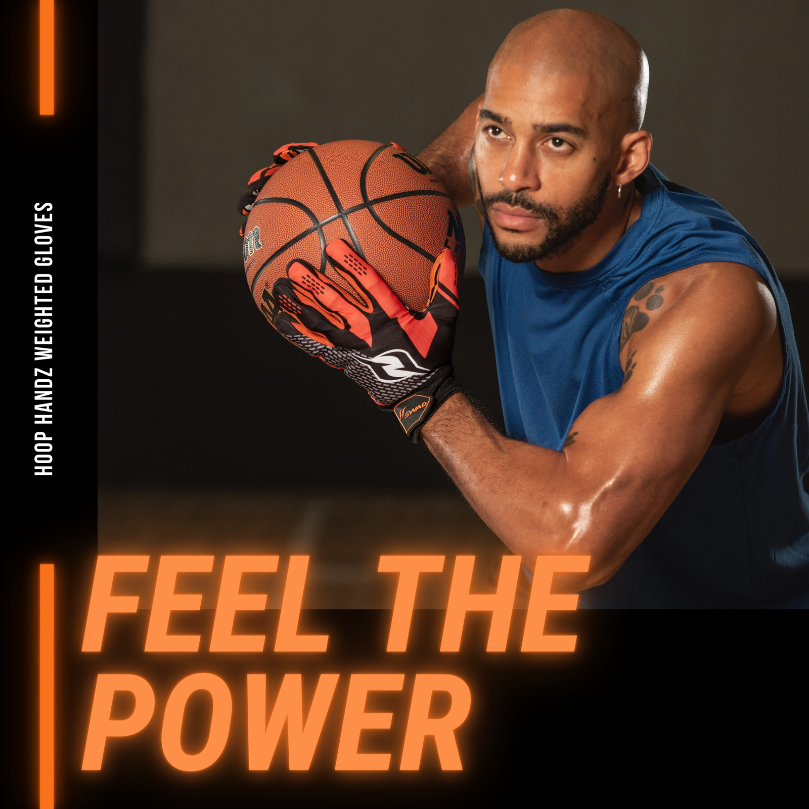 Hoop Handz Weighted Anti-Grip Basketball Training Gloves (Pre-Owned)