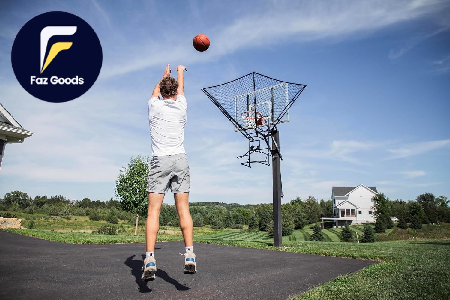 IC3 Basketball Shot Trainer Rebounder with Net Return System