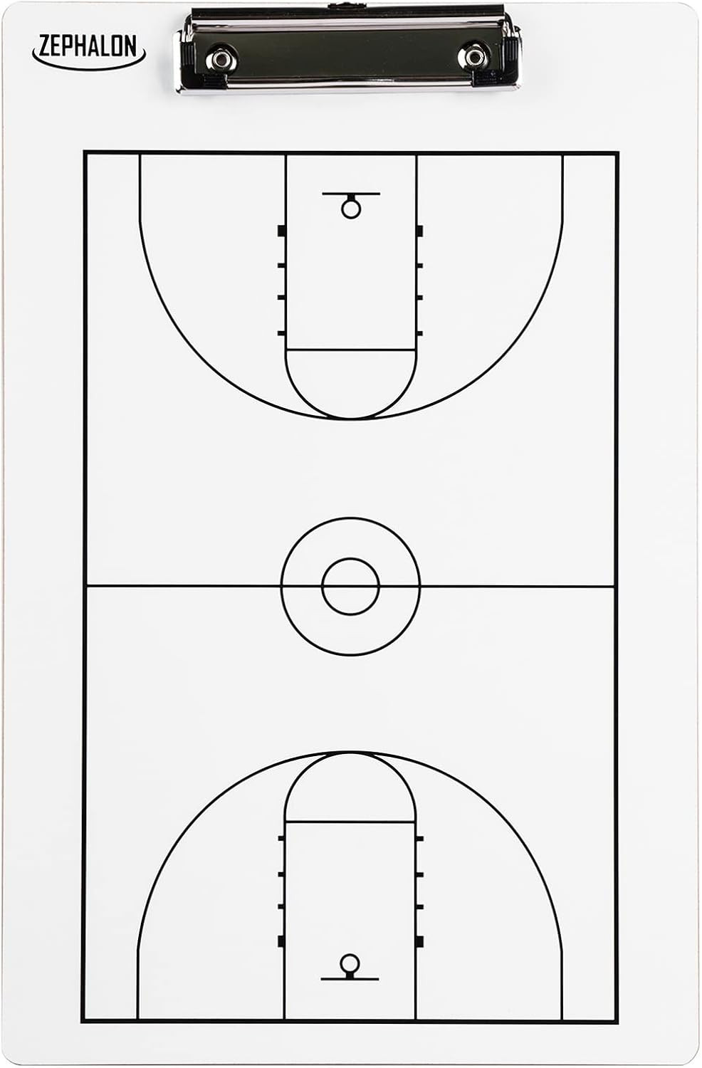 Dry Erase Basketball Clipboard for Coaches Double Sided Board, Sports Coaching (