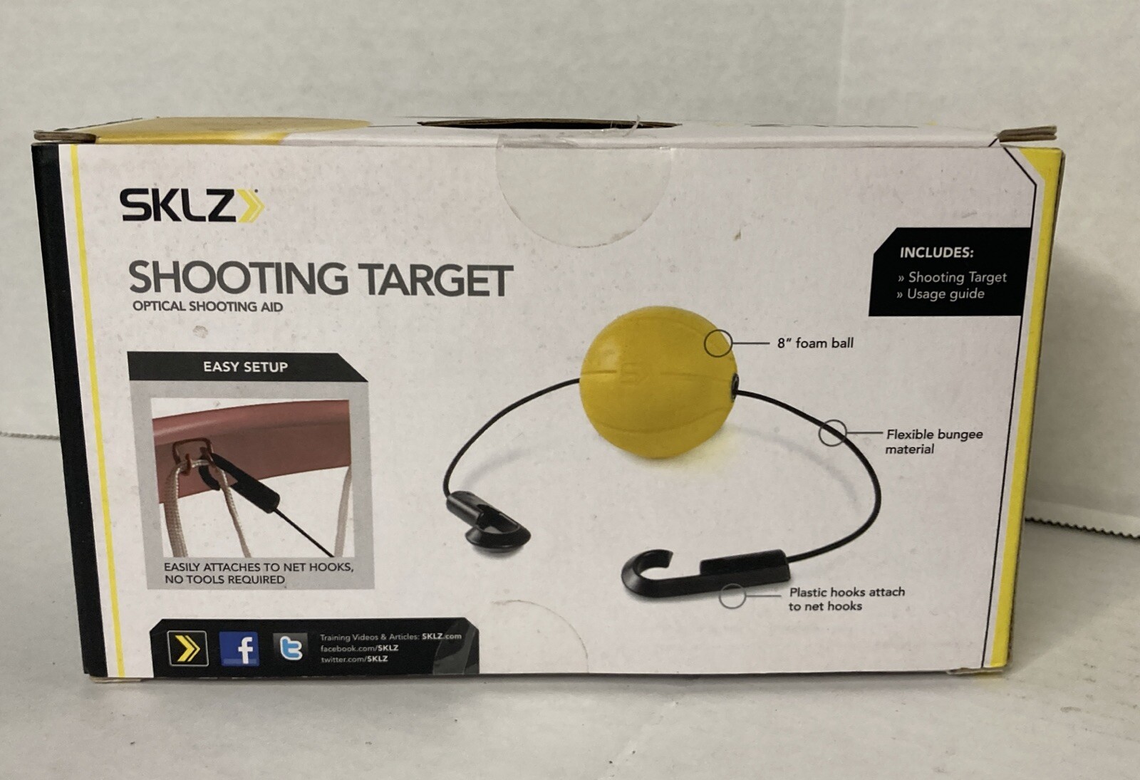 SKLZ Basketball Shooting Target – Black/Yellow