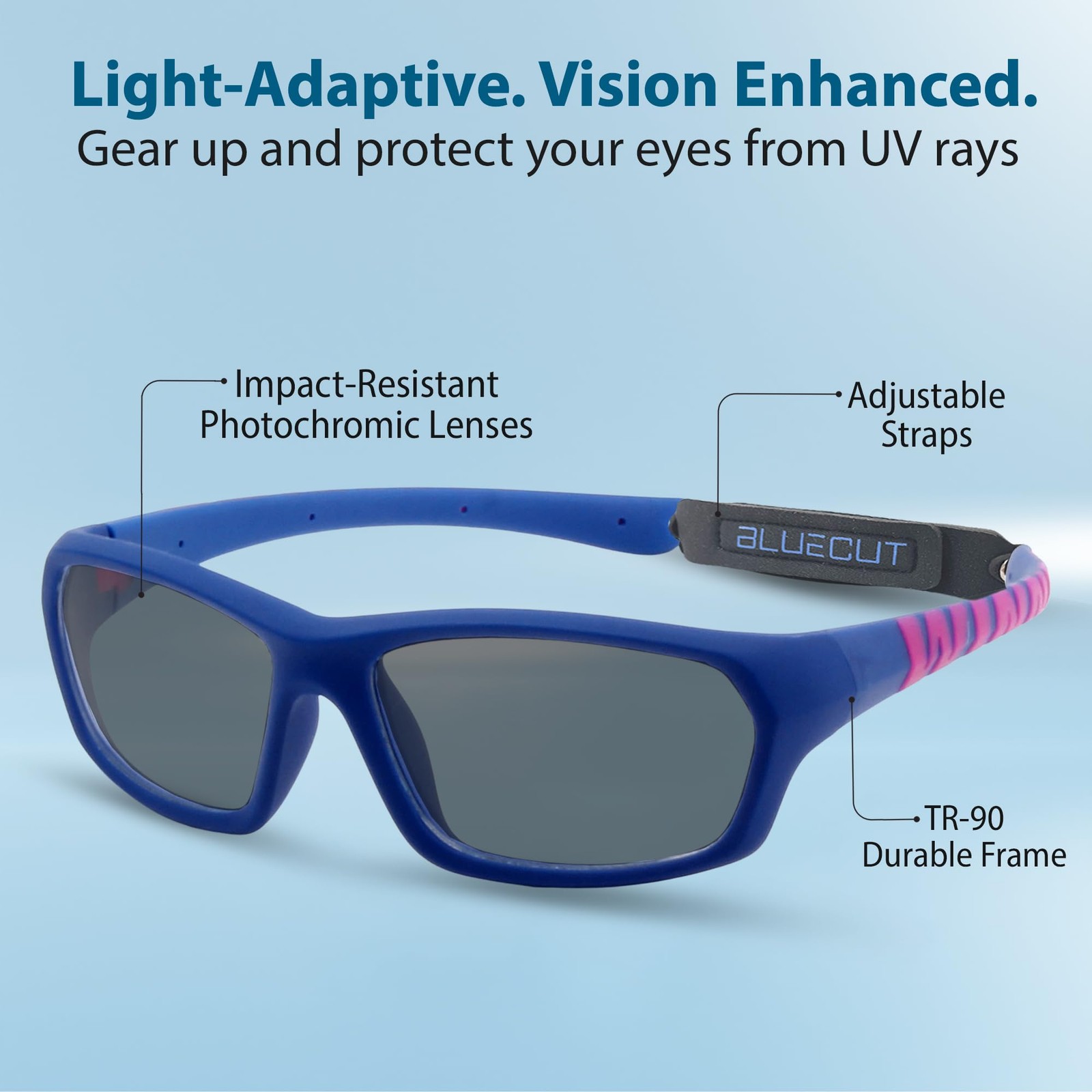 Sports Protection Goggles, Photochromic Lenses Safety Glasses for Basketball,…