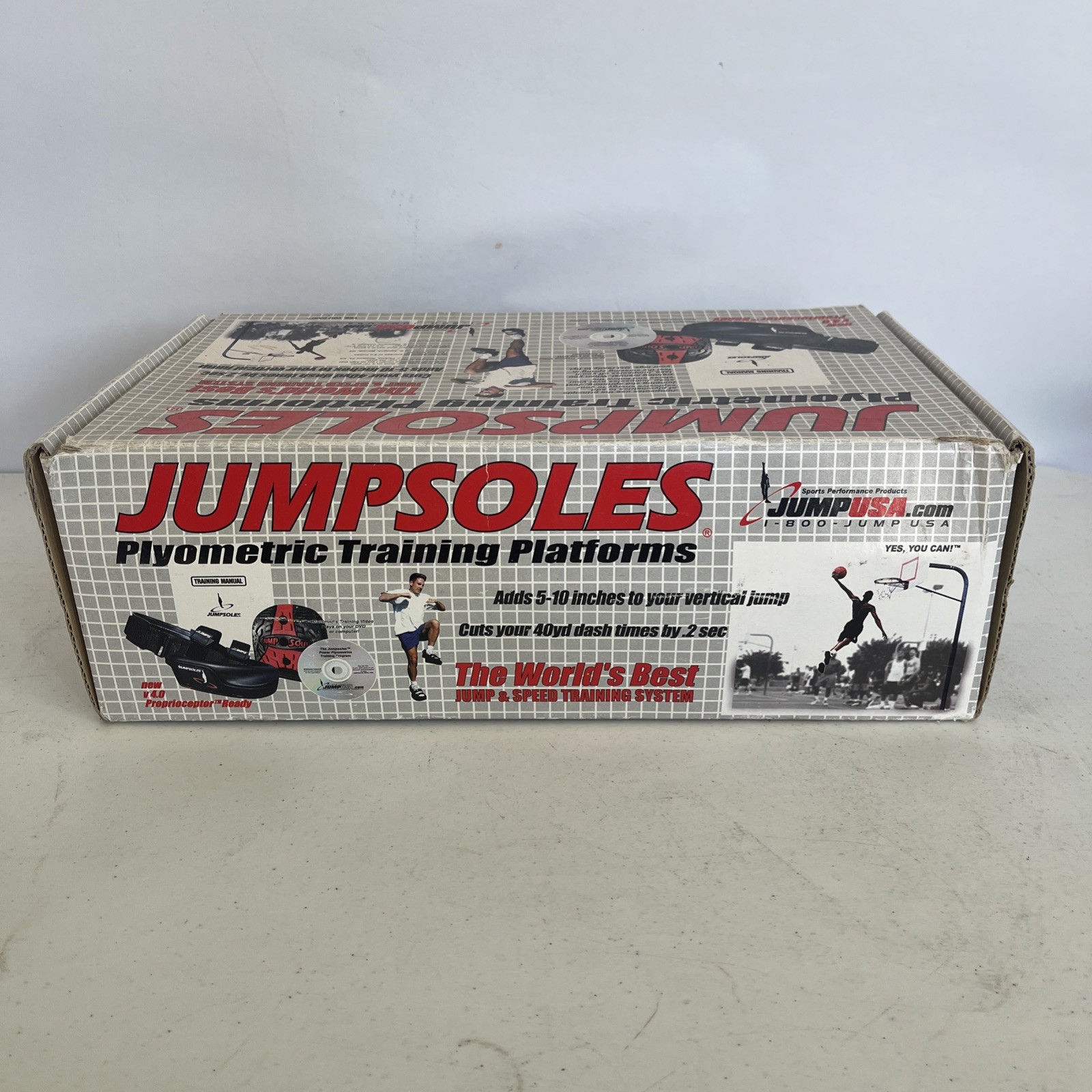 JUMPSOLES Plyometric Jump Platforms Jump/speed training shoes Size Large 11-14
