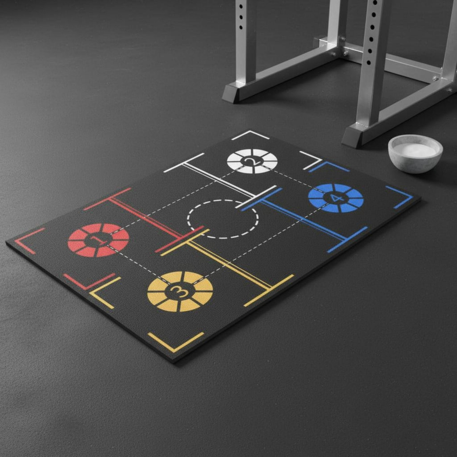 Quiet Hoop Training Mat Long-Lasting Hoop Foot Training Mat Lightweight