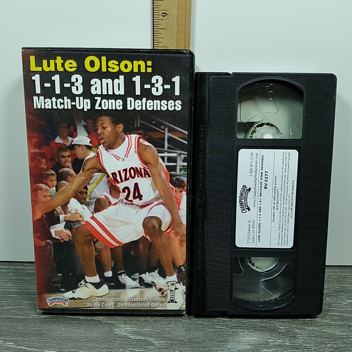 Lute Olson 1-1-3 and 1-3-1 Match-up Zone Defenses VHS Tested Good