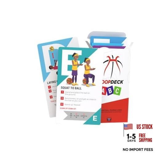 Youth Basketball Training Cards | Alphabet Skill Drills for Kids | HoopDeck ABC