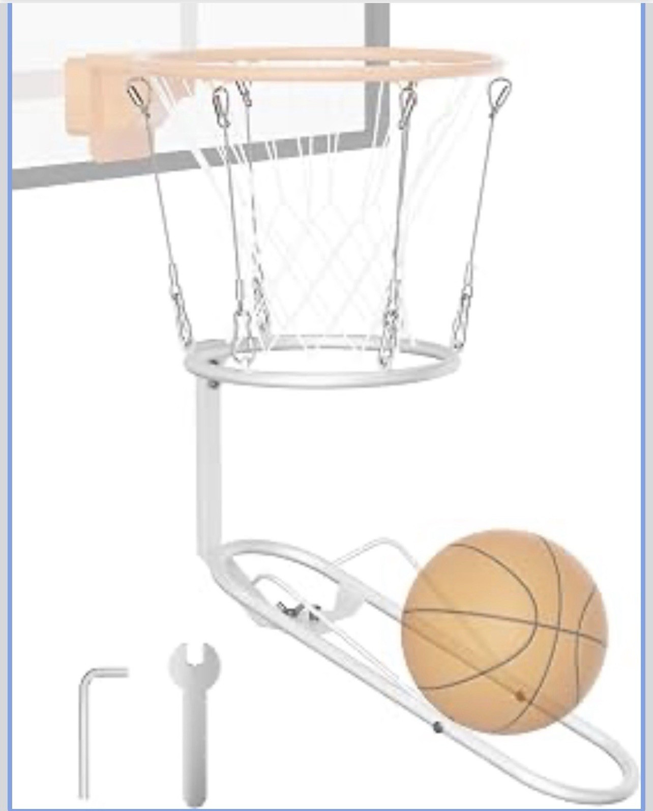Basketball Shooting Trainer Returner Rotatable Weather-Resistant Fits 18in Hoops