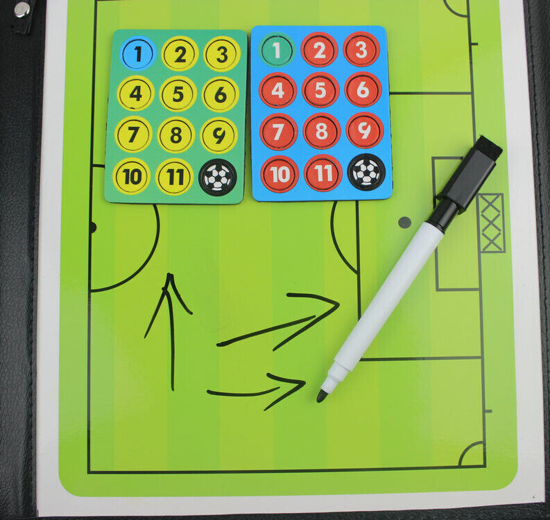 Hot major Football Coaching Board Coaches Clipboard Tactical Magnetic BoardKit