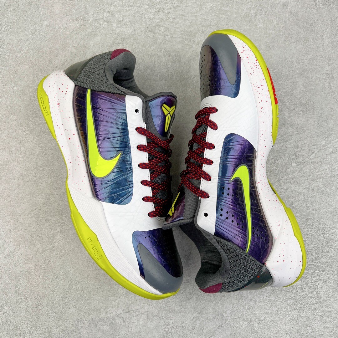 New NK Zoom Kobe 5 Protro Chaos CD4991-100 Mens Womens Athletic Shoes Authentic