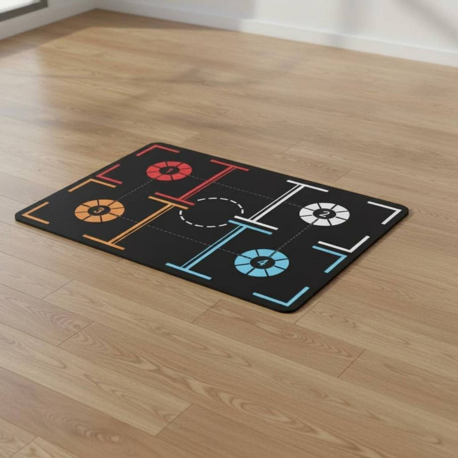 Sports Training Mat Rubber Sports Footwork Training Mat Indoor Use for