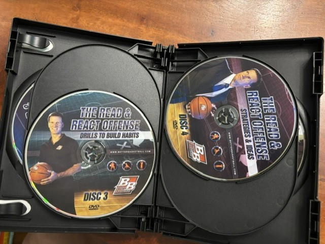 The Read & React Offense Better Basketball Coaching 6 DVDs