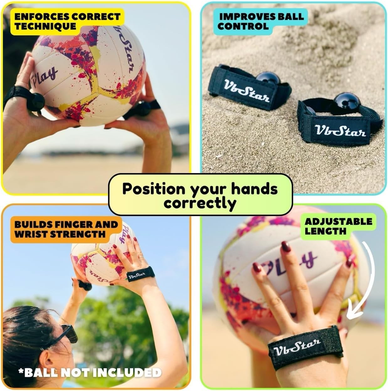Volleyball Training Equipment Aid – Practice Your Serving, Setting & Spiking …