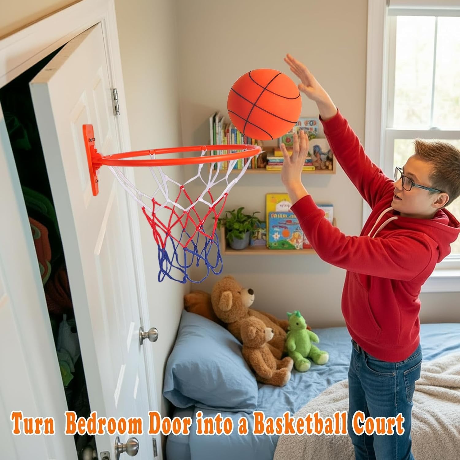 Basketball Ball Return Training Aid Improve Shooting Skills Easy Install New