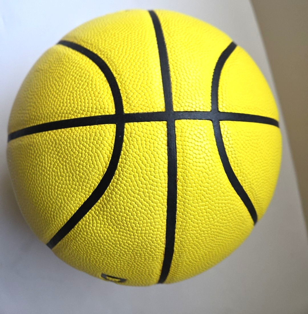 Dribble Up Yellow Smart Basketball Junior Size 28.5 Indoor/Outdoor Ball Only