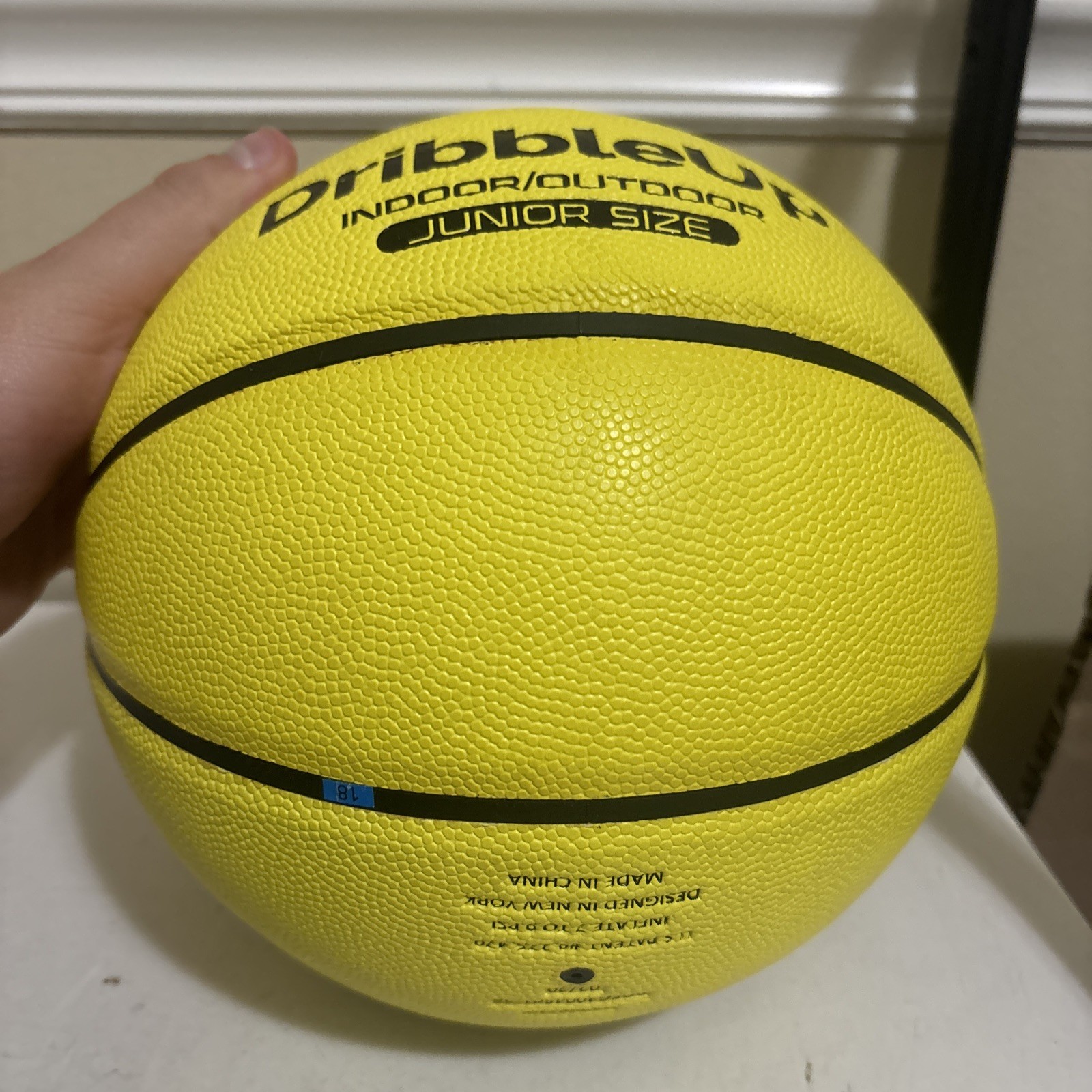 Dribble Up Smart Basketball Junior Size (28.5) Indoor Outdoor Yellow Basketball