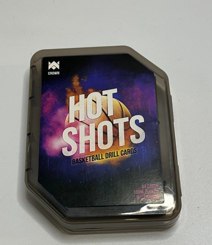 Hot Shots Basketball Drill Cards Deck-64 cards basketball training complete