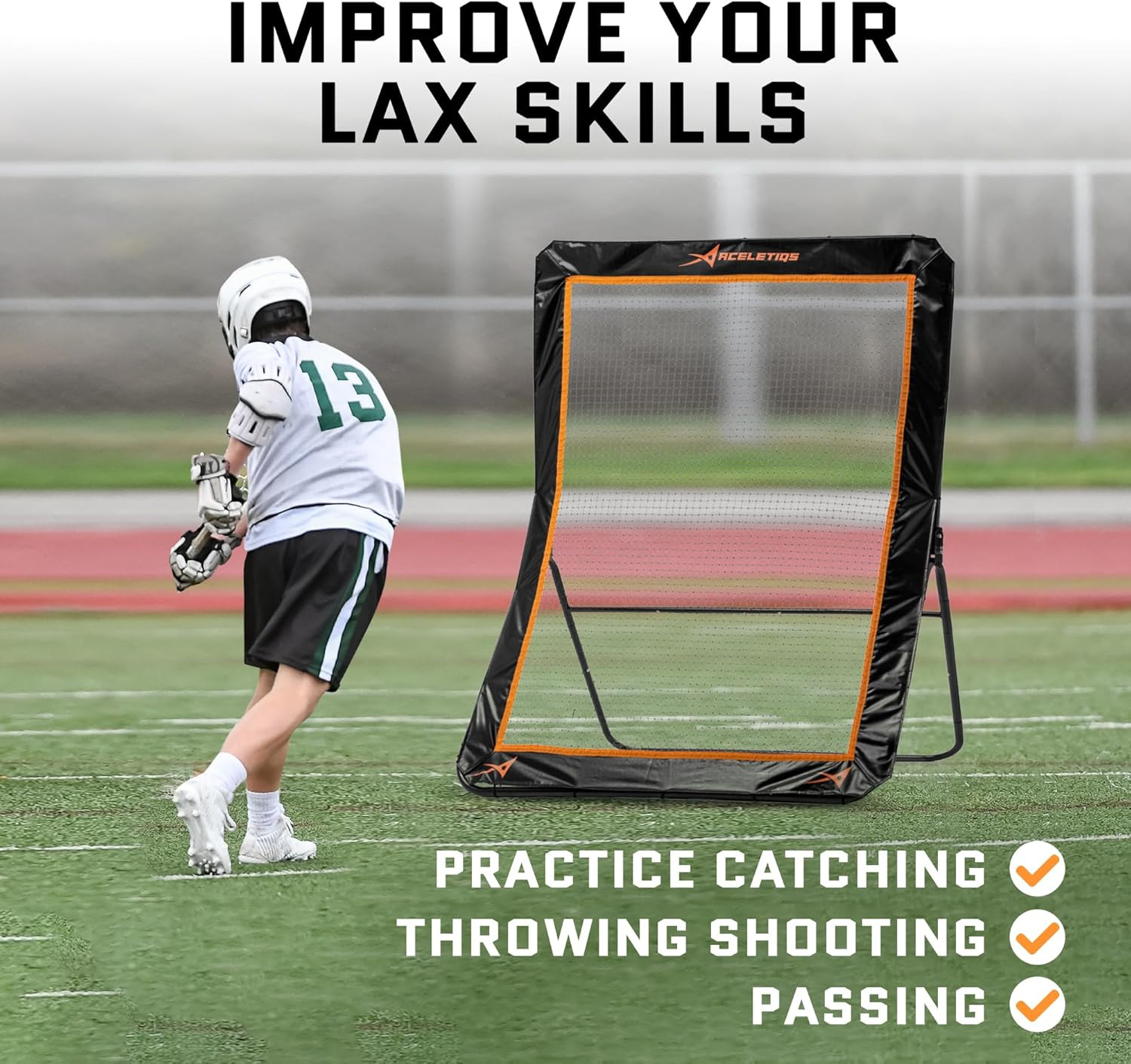 4X6 Lacrosse Rebounder – Versatile Pitchback for Baseball & Volleyball Training
