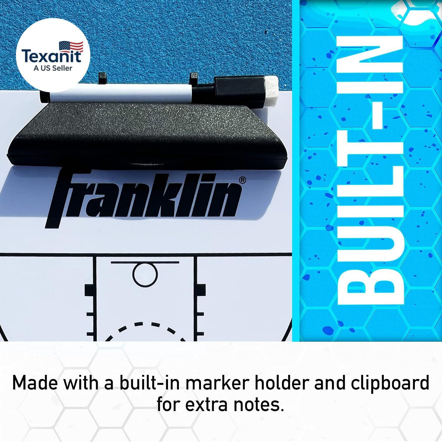 Franklin Sports Coach Clip Board, 15.75X9-Inch