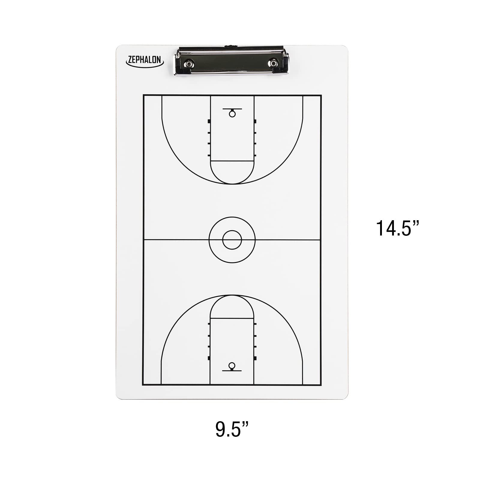 Dry Erase Basketball Clipboard for Coaches Double Sided Board, Sports Coaching (