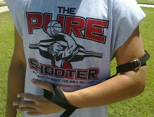THE PURE SHOOTER STRAP/BASKETBALL SHOOTING TRAINER