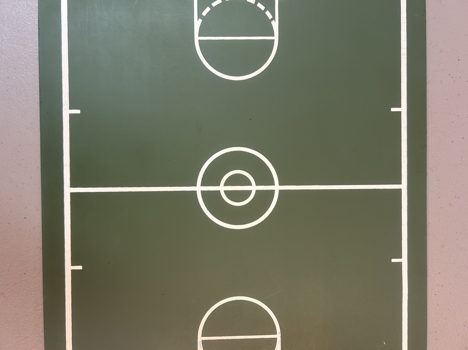 Vintage Retro 18”x12” Korney Board Aids Basketball Chalk Clipboard Play Board