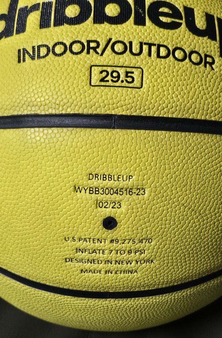 Dribble Up Smart Basketball Official Size Indoor Outdoor 29.5 Basketball