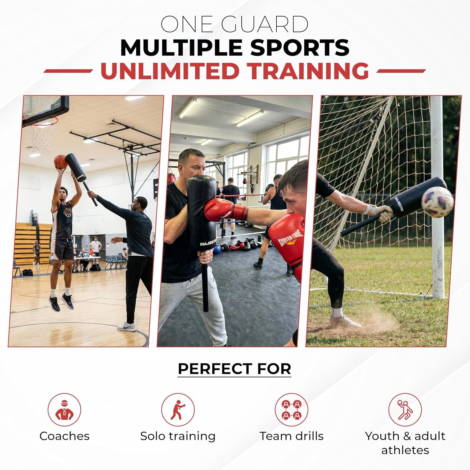 Contact Stick for Basketball, Football, Soccer, MMA – Lightweight Training Pad