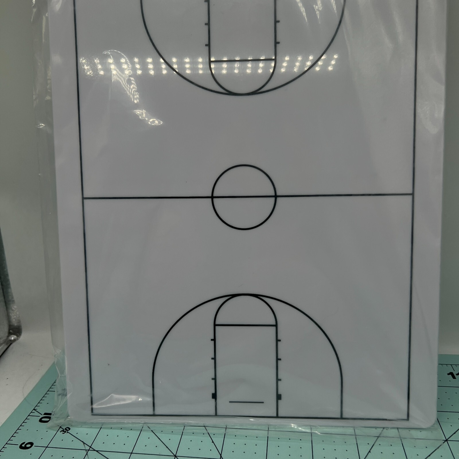 Athletic Works Basketball. Coaches Dry Erase 9 x 12.5″ Clip Board, New Sealed