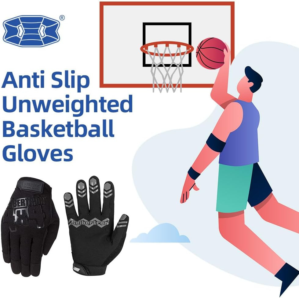 anti Slip Basketball Gloves – Unweighted Ball Handling Gloves for Training or Dr