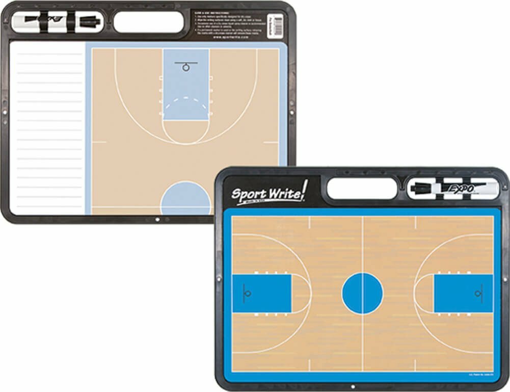 Sport Write Pro Basketball Coaching Board Dry Erase (16.5″ x 12.5″)