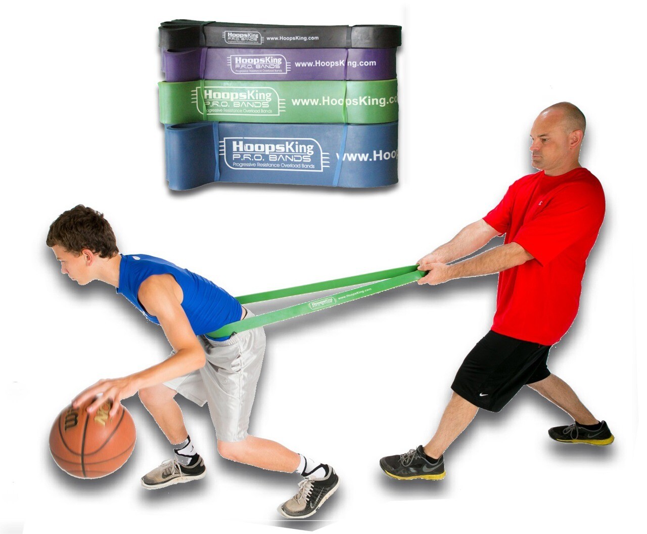 P.R.O. Resistance Training Bands for Basketball, Strength Training & More Sports